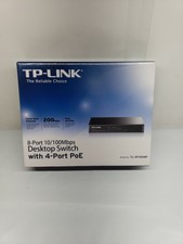 TP-LINK Technologies TP-Link (TL-SF1008P) 8-Ports External Switch Managed