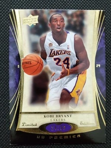 2007-08 MAGLIA PONTE SUPERIORE KOBE BRYANT UD PREMIER EDIZIONE LIMITATA BASE #24/99# - Foto 1 di 4