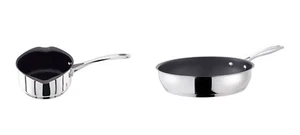 STELLAR 7000 NON STICK 14CM MILK PAN & 20CM NON STICK FRYING PAN SET - Picture 1 of 5