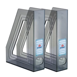 Acrimet Magazin Akten Halter (Pack mit zwei) (rauch) - Bild 1 von 3