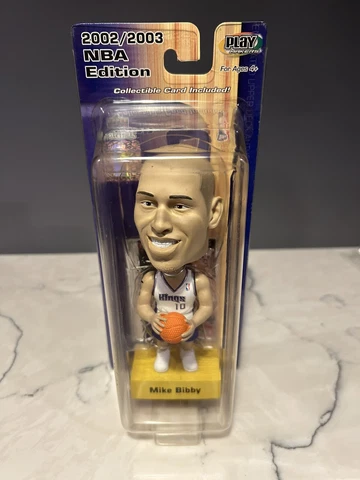 MIKE BIBBY Sacramento Kings 2002-2003 NBA Collectable Bobblehead Upper Deck Cover