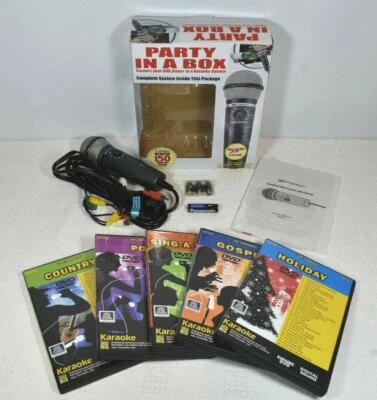 Convert Your Equipment into a Karaoke Machine - Party in a Box w/ 5 Bonus DVDs - Image 1 of 4