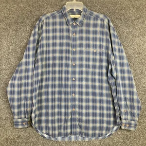 Camisa Tommy Bahama Para Hombre Grande Manga Larga Botón 100% Seda - Imagen 1 de 10
