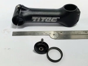 TITEC Stem 110mm 1 1/8 Threadless 25.4mm Clamp ALUMINUM GIANT STEM CAP & COLLAR - Picture 1 of 13