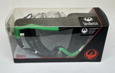 DRAGON MX Goggle VENDETTA J Block Green Black Clear AFT 722-1284 - NEW IN BOX! - Image 1 of 4