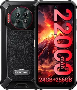 OUKITEL WP19 PRO 22000mAh Outdoor Smartphone Android 13 24GB+256GB IP68/NFC/OTG - Imagen 1 de 8