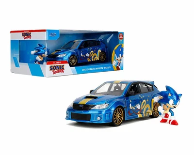 Figura Sonic the Hedgehog con SUBARU Sonic Hedgehog Figura Mini Coche WRX 2012 - Imagen 1 de 3