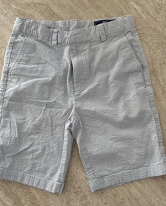 Vineyard Vines Shorts Boys size 14 Seer Sucker Stripe Chino Preppy Yacht Summer - Picture 1 of 4
