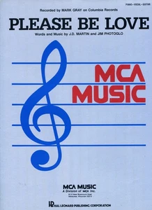 1986 Sheet Music ~ PLEASE BE LOVE~ Mark Gray ~ Vintage! New! - Picture 1 of 1