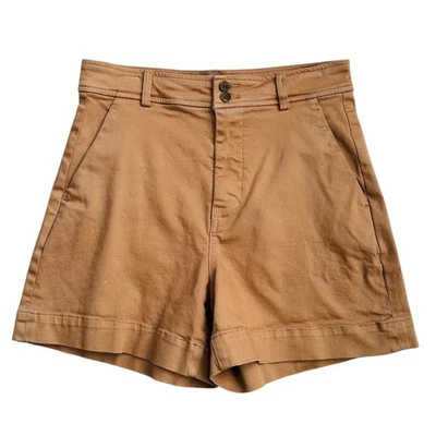 Pantalones cortos Everlane para mujer talla 8 The Way High de lona marrón 5 pulgadas entrepierna Foto 1 de 4