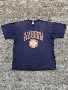 Vintage Russell Athletic Auburn University College Sun Faded 90s T-Shirt XL - Bild 1 von 9