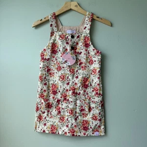 Sweet Honey Floral Jumper Dress Cottagecore Girls Outfit Casual Cute 8Y - Picture 1 of 4