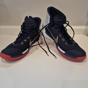 Nike Prime Hype DF Sneakers Mens 9.5 Blue White Red 844787-400 2016 Basketball  - Picture 1 of 7