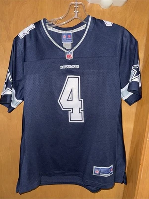 Camiseta pequena feminina PRO LINE DALLAS COWBOYS #4 DAK PRESCOTT (B75) - Imagem 1 de 4