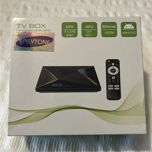 2025 Smart TV BOX Android14 128GB 64GB 2.4G/5G WIFI6 Media Player Octa Core NEW - Picture 1 of 3