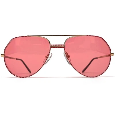 Gafas de sol vintage Renee Chantal 023I - Francia años 80 - raras - doradas/rojas Foto 1 de 4