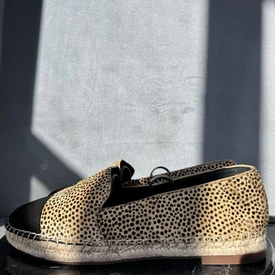 Sole Society Cheetah Print Calf Hair Espadrilles Flats Women’s Size 8.5M US - Image 1 of 4