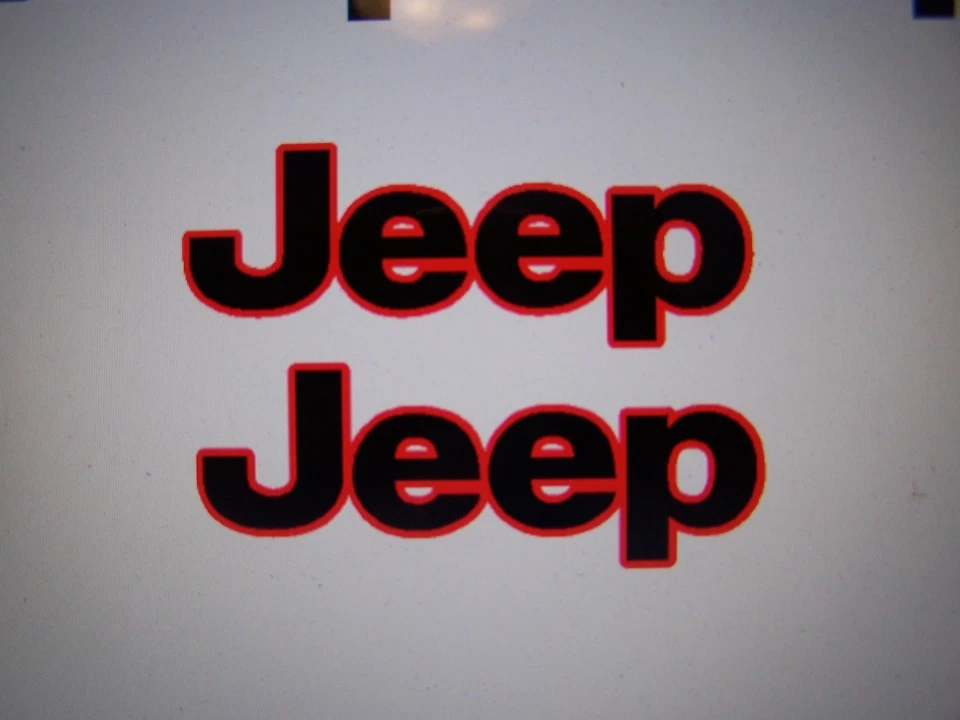 JUEGO DE CALCOMANÍAS DE VINILO JEEP JK FENDER ELIGE COLORES WRANGLER ILIMITADO Foto 1 de 1