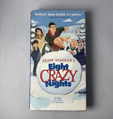 Adam Sandler - Eight Crazy Nights - VHS 2004 - Happy Madison - Animation - Image 1 of 4