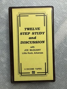 AA Twelve Step Study and Discussion Speaker Cassette Tape Set 1987 Joe McQuany - Imagen 1 de 15