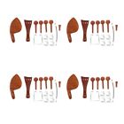 4X A Natural Jujube Wood 4 4 Parts Accessories Set Of Fine Tuning Chinres N7j6