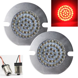 Eagle Lights Harley 3" FLAT LED Rear Turn Signals Road King Heritage Softail  - Picture 1 of 7