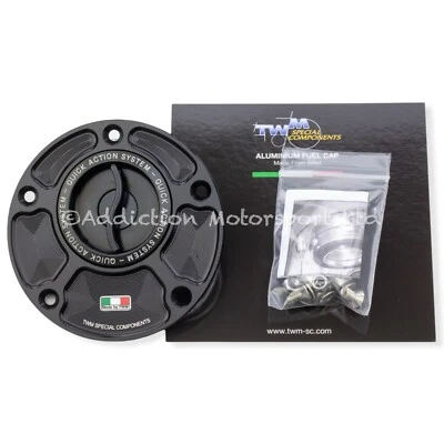 Tapa de tanque de gasolina de llenado sin llave TWM para Ducati Monster 821 Foto 1 de 3