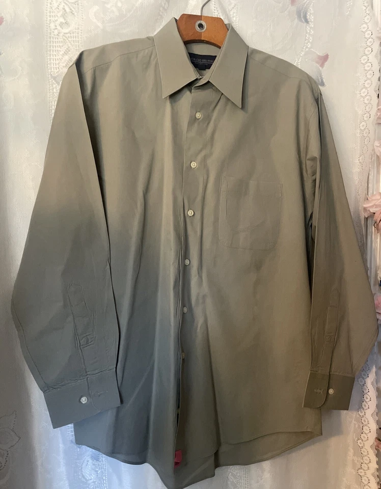 Giorgio Brutini manga larga abotonada talla M 15-15 1/2 - 32/33 Foto 1 de 4