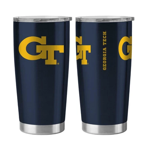 Georgia Tech Yellow Jackets 20oz Ultra Travel Tumbler [NEW] Cup Mug Coffee Steel Cover