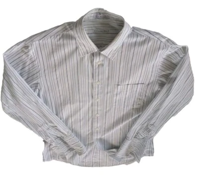 Vintage Christian Dior Le Cachet De Men's 15.5/33 Buttons Adult Stripes Shirt - Image 1 of 4