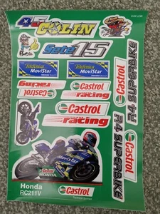 Colin Edwards Original Castrol Aufkleber Set - Bild 1 von 1