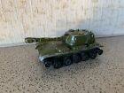 Vintage Soviet die-cast metal toy tank. 1:72 USSR