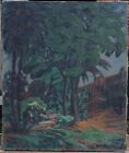 Antoine Auguste Villard (1867-1934) Newborn IN Macon.arbres Ramparts Gafsa