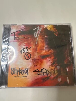 Slipknot Autographed The End, So Far Sign CD 2022 Signed 5 Autos Brand New Seald - Image 1 of 4