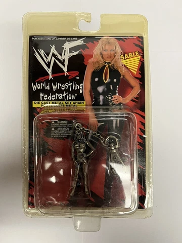 WWF - Sable - Die Cast Metal Keychain - Sealed - 1998 Cover