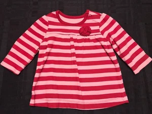 Nwot Circo Baby Girl Smock Stripe Dress Size 3M - Picture 1 of 3