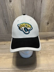 Jacksonville Jaguars New Era 39thirty Fitted Hat Unisex Gray/Black Medium-Large - Picture 1 of 8