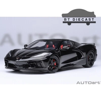 AUTOart CHEVROLET CORVETTE C8 STINGRAY Z51 1/18 BLACK 71280 - Image 1 of 4