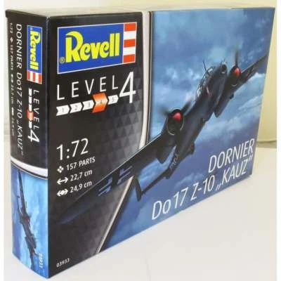 Revell 1:72 03933 Dornier Do17 Z-10 "Kauz" MODEL sealed model kit  - Image 1 of 3