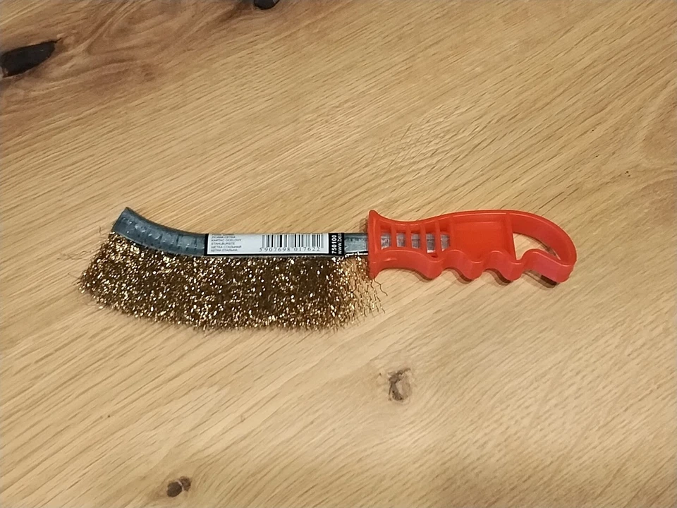 Drahtbürste Messingbürste Messingdrahtbürste KFZ Metall Zündkerzen - Bild 1 von 1