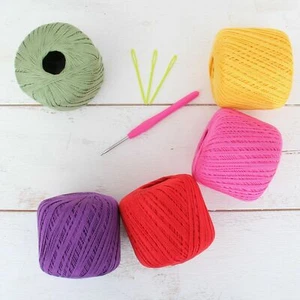 100% Pure Cotton Crochet Thread Sets by Threadart - Size 10 & 3 - 33 Sets Avail - Picture 1 of 43