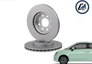 COPPIA DISCHI FRENO BREMSI CD6141S ANTERIORI FIAT 500 (312) DAL 2009 IN POI - Imagen 1 de 3