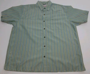 World Wide Sportsman Mens Size  Large Short Sleeve Fishing Button Up Shirt Y - Picture 1 of 6