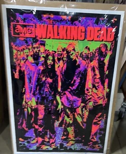The Walking Dead Zombie Group Blacklight Poster Rare Blacklight Poster - Picture 1 of 24