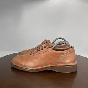 Allen Edmonds Torino Shoe Men's 7.5D Brown Leather Split Toe Oxford Casual 48045 - Picture 1 of 19