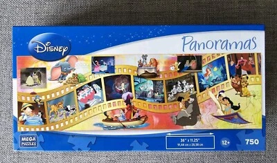 Disney Movie Moments 750 Piece Mega Brands Panoramas Jigsaw Puzzle - image 1 of 4