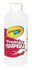 Crayola Premier Tempera Paint, Pint, White