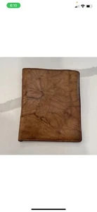 vintage Top Grain browm leather wallet - Picture 1 of 6