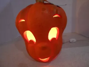 Casper Ghost 1996 Trendmasters Light Up Pumpkin Head Works w/ Tag Harvey - Picture 1 of 14