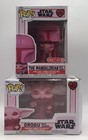 Two Funko Pops! The Mandalorian with Grogu Valentine’s Day #498-493